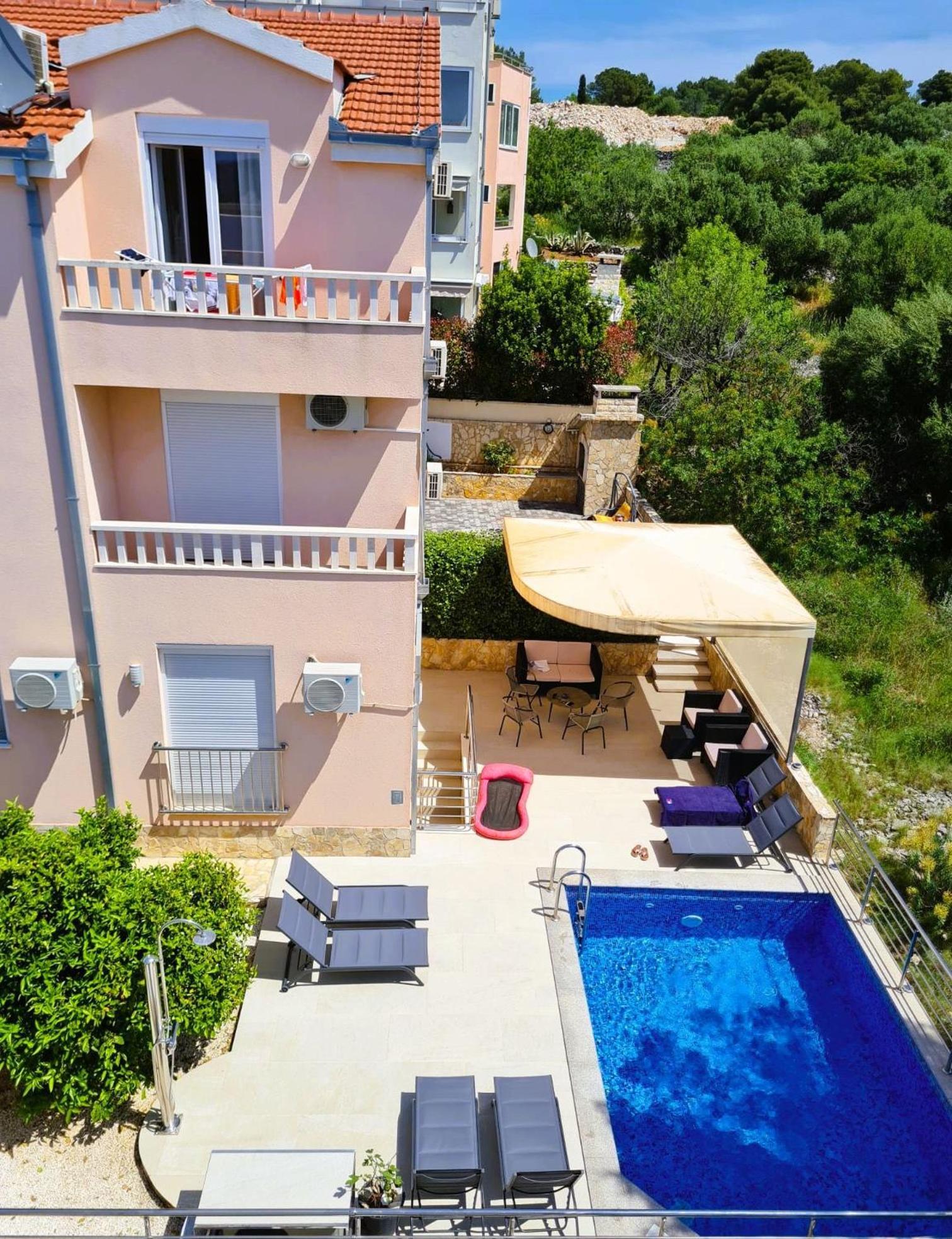 Villa Jelovic Traù Esterno foto